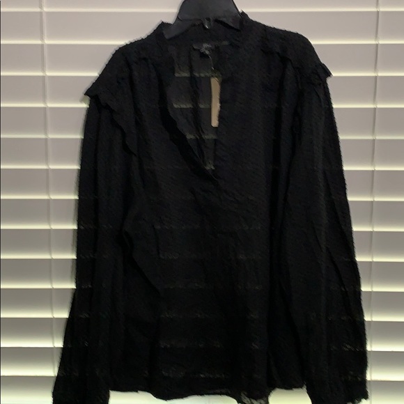 J. Crew Tops - J. Crew ruffle blouse NWT
